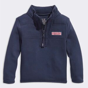 Vineyard vines navy blue crewneck half zip